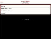 Tablet Screenshot of capitol-husting.com